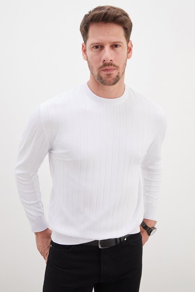Fulla Moda Pulover cu snur din tricotaje