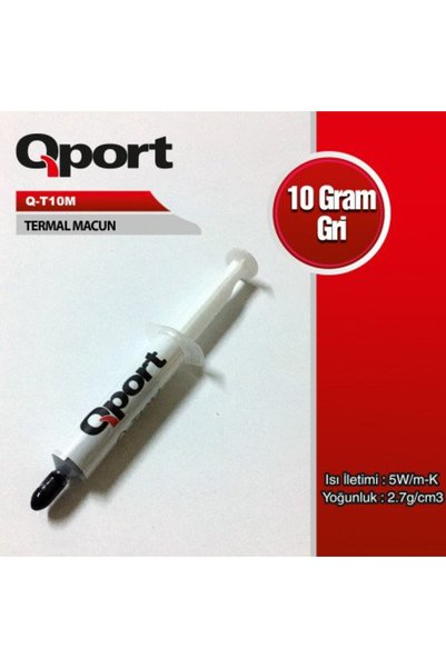 Qport Q-T10M 10 Gr 5W/M-K 2.7/cm3 Thermal Paste