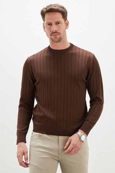 Fulla Moda Pulover cu snur din tricotaje