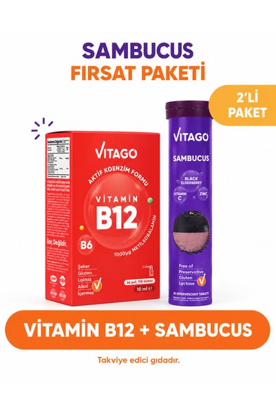 Vitago 2’li- B12+ Sambucus