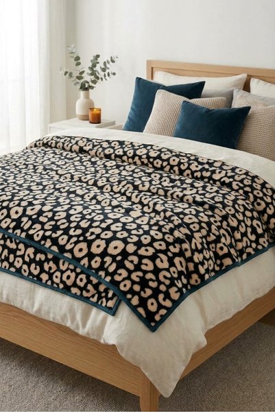 F.ACAR HOME COLLECTİON Hipoalerjenik Çift Kişilik Battaniye