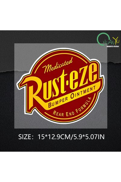 Choice B176 Creative RUSTEZE Car Sticker Accessories Vinyl PVC 15*13cm Motorc...