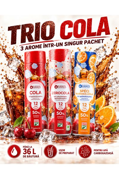 Magic Bubble Cola SodaCo Pachet Trio
