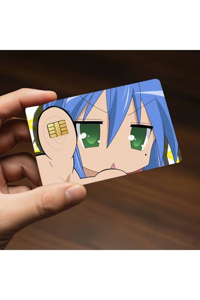 Choice4 z1 18.6x13.7CM Anime Lucky Star Credit Decorative Card Stickers Suita...