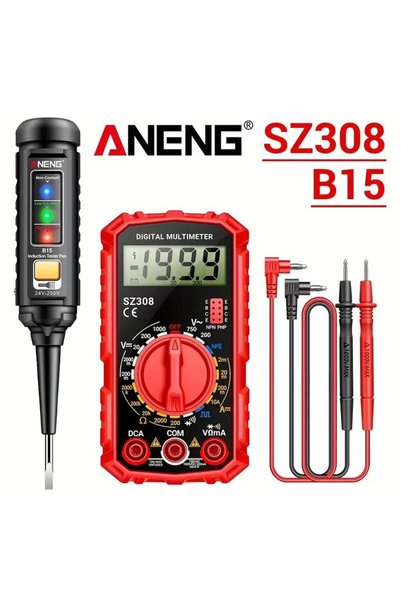 ANENG SZ308(R)-B15 Multimeter Tester Pen Suit SZ308+B15 Multimeters 1999 Coun...