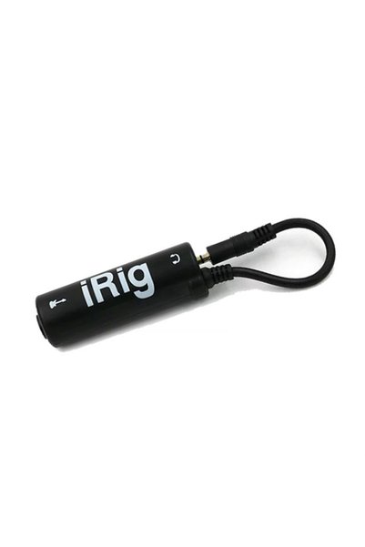 Choice محول واجهة جيتار IRIG أسود اللون، كابل صوت 3.5 مم مع ضوضاء خلفية منخفض...