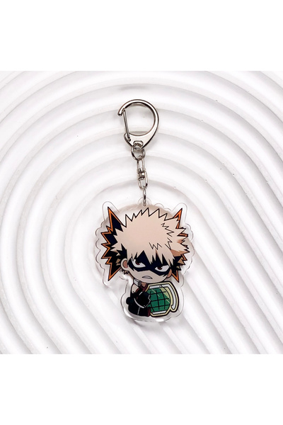 bilibili 5 cm 4 1/9PCS Anime My Hero Academia Acrylic Car Keychain Cartoon Ba...