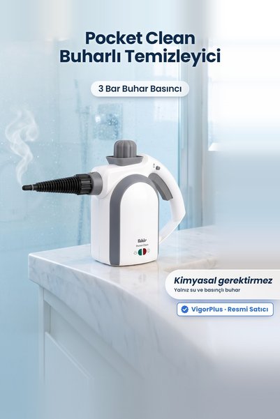 Fakir Pocket Clean Çok Fonksiyonlu Buharlı Temizlik Makinası - Buharlı Temizl...