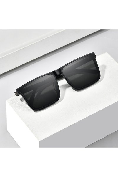 Choice black black Fashion Square Sunglasses Women Men rectangle Designer Lux...