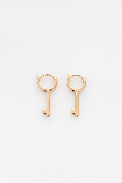 UKHWD SUPPLY Key Steel Earrings Ka5011Al