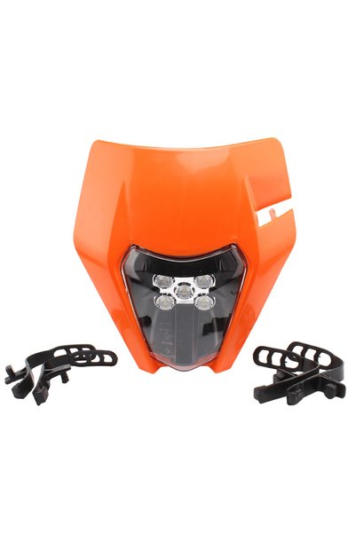 Choice1 LED Orange for KTM LED Headlight Plate EXC EXCF SX XC 125 150 250 350...