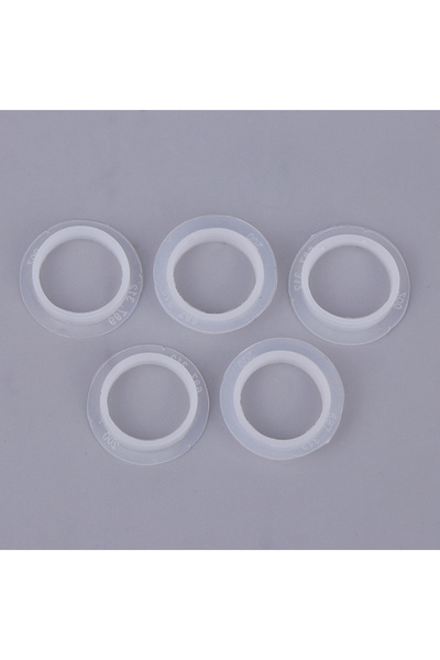 Choice White 5Pcs Car Reversing Radar Sleeve Ring For Parking Sensor Bumper O...