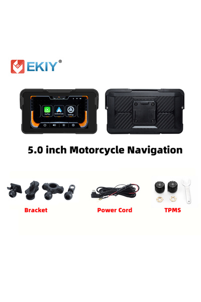 Choice1 None M11A-TP EKIY 5.0 inch Wireless CarPlay Moto Android Auto Portabl...