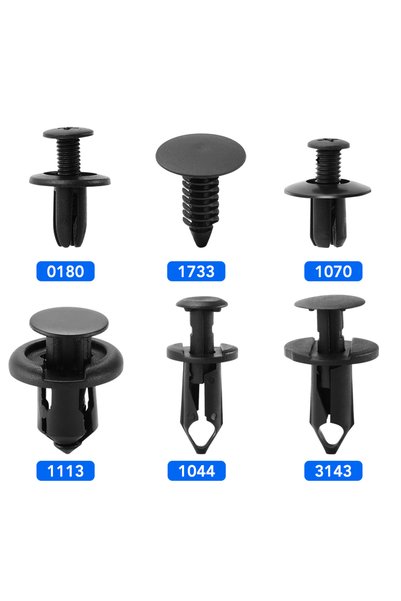 Choice black 6 Size 60Pcs Auto Fastener Clips For Suzuki SX4 SWIFT Alto Liane...