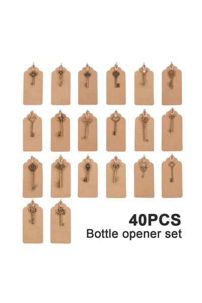 Choice Set A 40Pcs Key Bottle Opener wedding gifts for guests Copper Color Sk...