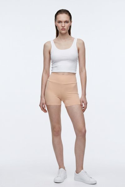 HAKKE Women's Polyester Lycra Mini Shorts