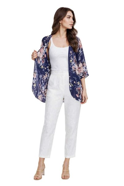BUNCA 🌸   Summer Bohemian Floral Print Women's Long Loose Kimono 🌸