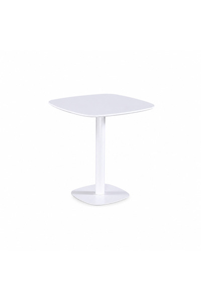 Generic طاولة كافيه خشب 70*70 3366 WHITE