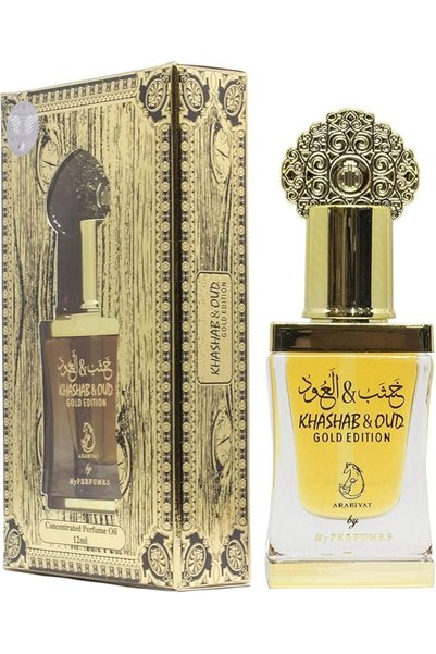 Arabiyat زيت عطر مركز للجنسين Khasab & Oud Gold Edition (12 مل)