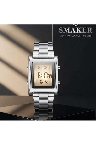 SMAKER Muslim Prayer Time Digital Wrist Watch,