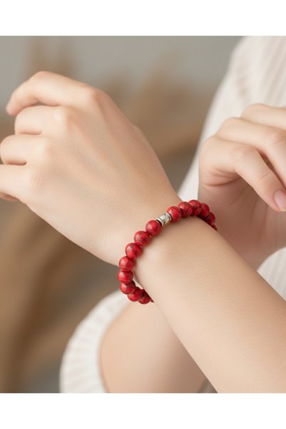 Saldives Mercan Doğaltaş Bracelet
