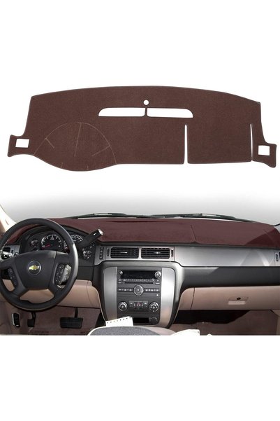 Generic Dashboard Cover Dash Mat Compatible with 2007-2014 Chevy Chevrolet Ta...