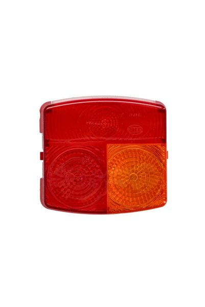 Hella Geam Lampa Spate Stanga p21W/R10W, Portocaliu/Rosu, cu Indicator, cu Lu...