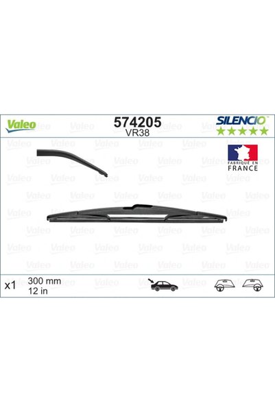 VALEO Lamela Stergator Spate Citroën C1 2 Daihatsu Cuore 7/Terios Dodge Journ...