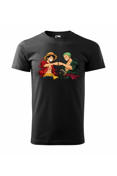 Malfini Tricou personalizat "One Piece #2", Negru, Barbat, Bumbac 100%,