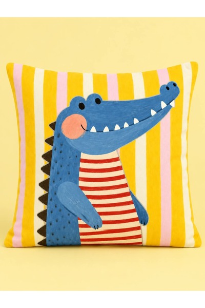 PİKKO HOME Story Friends Digitally Printed Polyester Kirlent Cover (Kr)