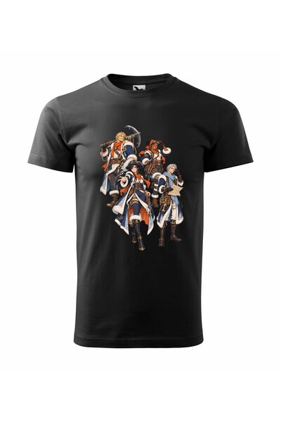 Malfini Tricou personalizat "One Piece – Piratii #5", Negru, Barbat, Bumbac 1...