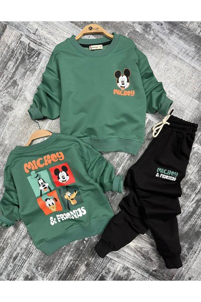Mickey Mouse Erkek Çocuk Pamuklu Alt Üst Takım