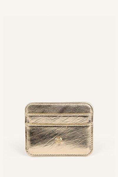 DeFacto Women's Faux Leather Card Holder with Metal Accessories I9029Axns