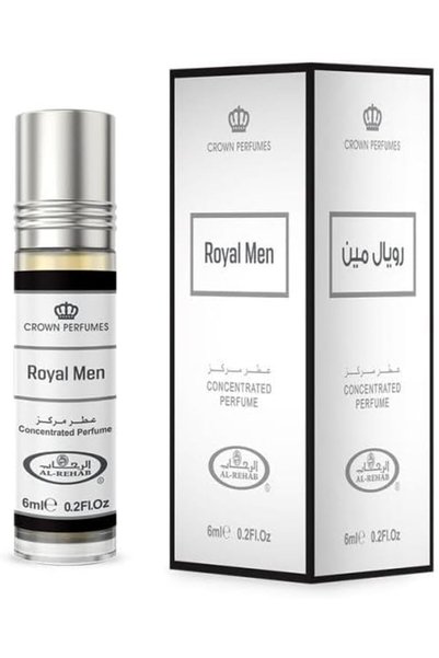 Al Rehab perfumes Al-Rehab Royal زيت عطر رجالي للجنسين 6 × 6 مل