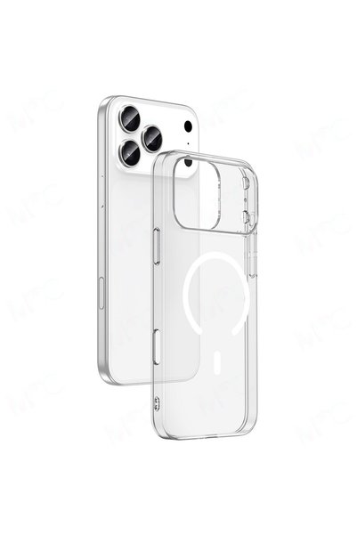 TheGencoo iPhone 17 Pro Case Non-Yellowing Ultra Thin Hard Premium Mica Magsa...