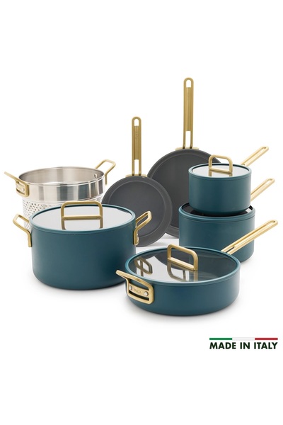 Greenpan Stanley Tucci™ Thermolon™ Seramik 9G 11 Parça Tencere & Tava Seti – ...