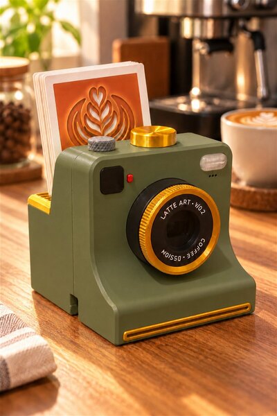 Maygiy Latte Art V2 Coffee Topper Pattern and Decoration Apparatus, Barista A...