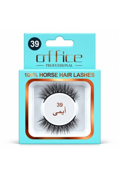 Office1 رموش مصنوعة من شعر الخيل بنسبة 100% - آيمي 39