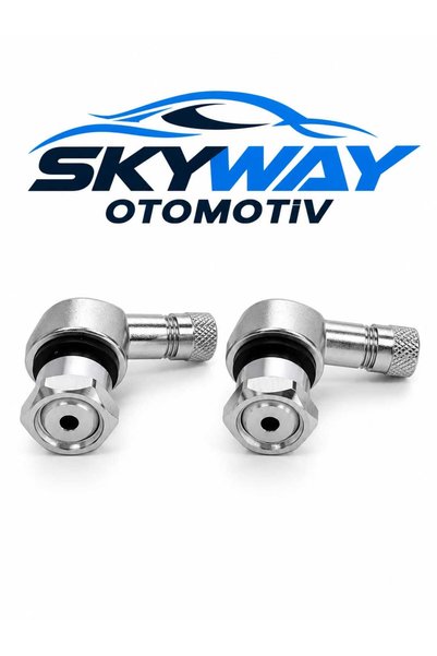 Alligator Motosiklet Krom Açılı Sibop Seti – 2 Adet 11,5 mm