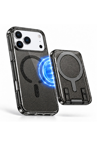 Coverzone حافظة Glitzora اللامعة المتوافقة مع iPhone 17 Pro Max + حامل بطاقات...