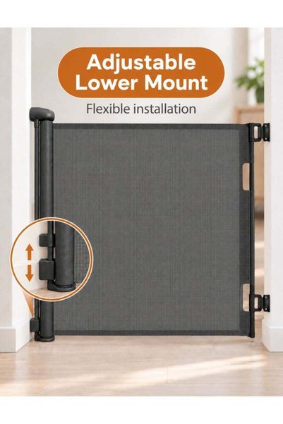 Arabest Retractable Baby Safety Gate Up to 150 cm / 59 in, Adjustable Child S...