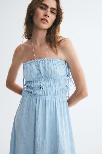 H&M Muslin bandeau dress