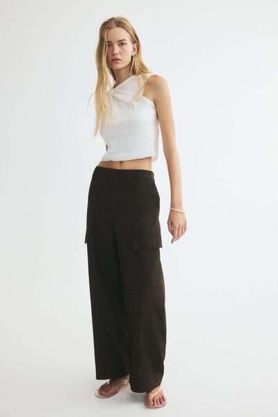 H&M Barrel cargo trousers