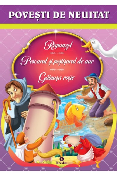 Kreativ Rapunzel. Pescarul si pestisorul de aur. Gainusa rosie