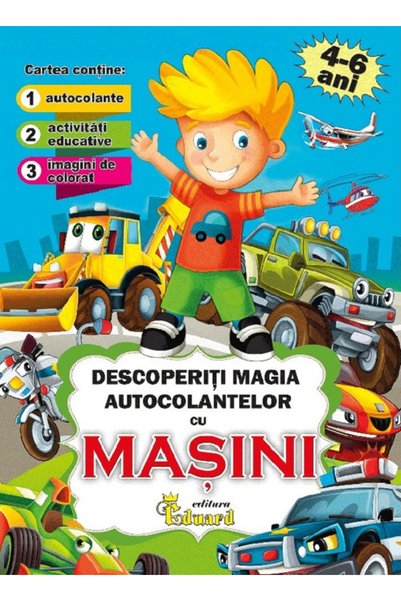 Eduard Descoperiti magia autocolantelor cu masini