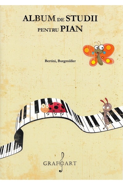 GRAFOART Album de studii pentru pian Vol.1 - Henri Bertini, Friedrich Burgmuller