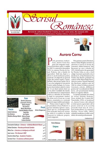 SCRISUL ROMANESC Revista Nr.5 din 2023