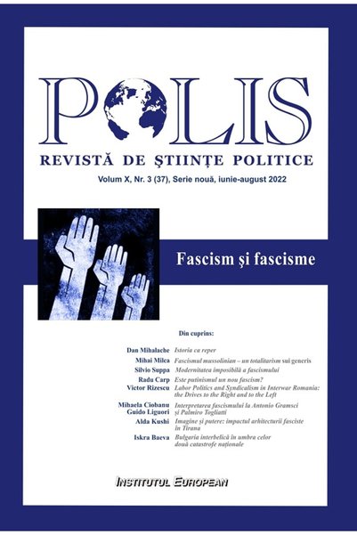 INSTITUTUL EUROPEAN Polis Vol.10 Nr.3 (37) Serie noua iunie-august 2022. Revi...