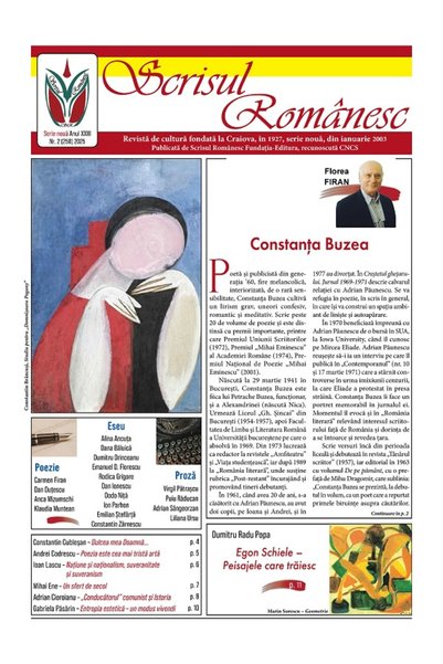 SCRISUL ROMANESC Revista Nr.2 din 2025