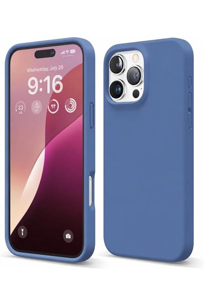 Generic Liquid Silicone Case for iPhone 16 Pro, Full-Body Protective Phone Ca...